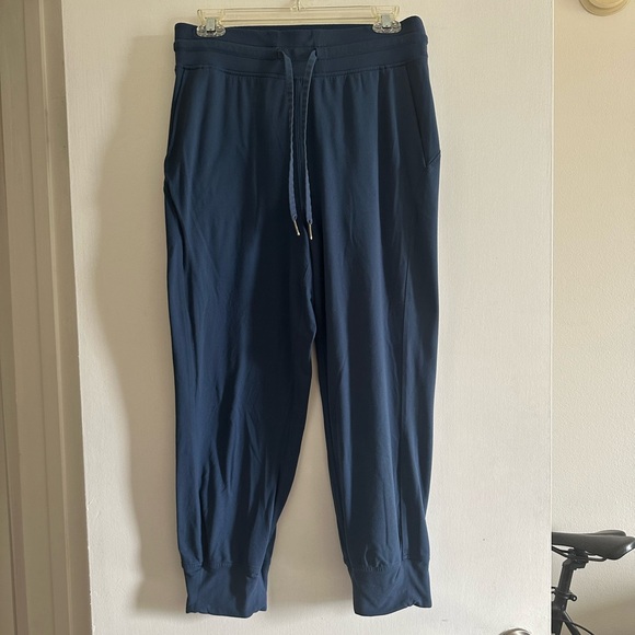Lululemon Athletica Mineral Blue Ready to Rulu High Rise Cropped Jogger Size 8 - Picture 6 of 11